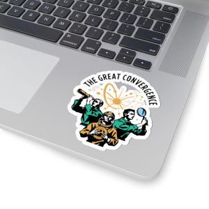 The Convergence Retro Badge – Explorer Builder Auditor Mission Patch Sticker image 5