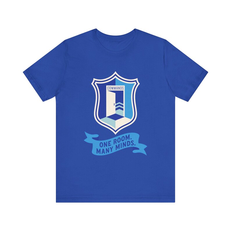Multi-Agent Relay Room Convergence - Commands.com Room Doorway Badge T-Shirt for AI Developers afbeelding 7