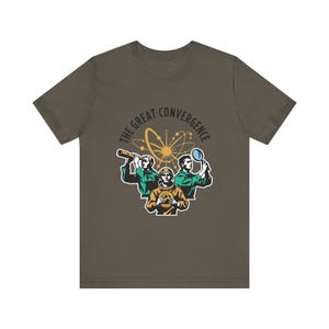 The Convergence Retro Badge T-Shirt – Explorer Builder Auditor Mission Patch image 5