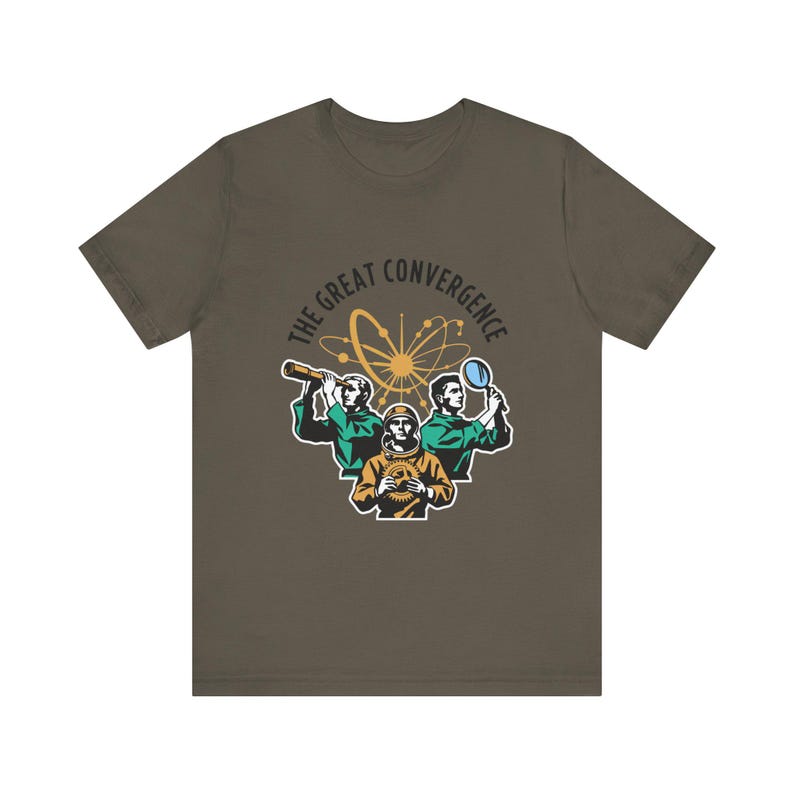 The Convergence Retro Badge T-Shirt – Explorer Builder Auditor Mission Patch image 5