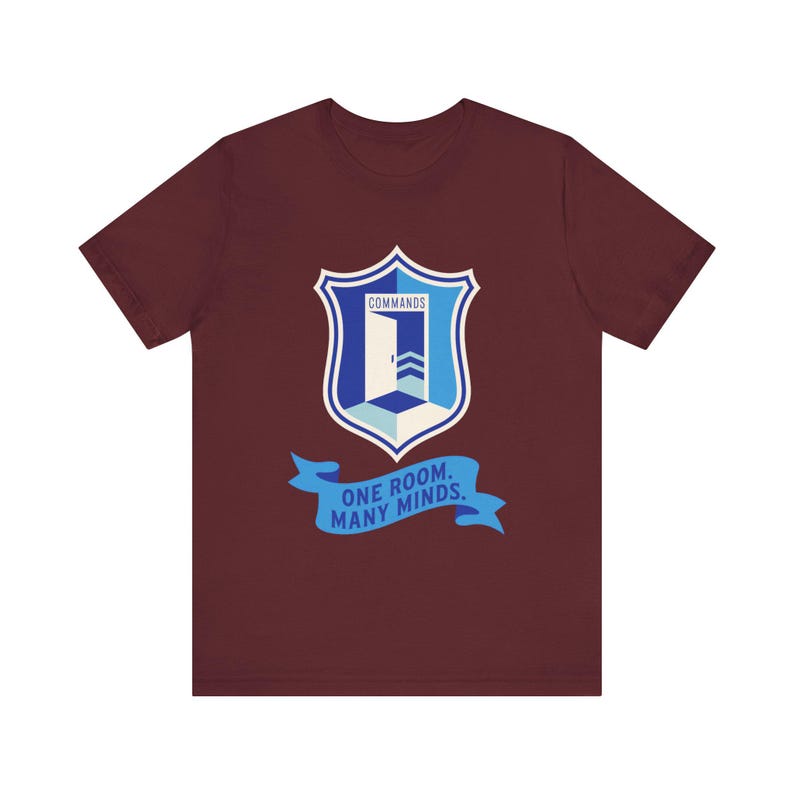 Multi-Agent Relay Room Convergence - Commands.com Room Doorway Badge T-Shirt for AI Developers afbeelding 12