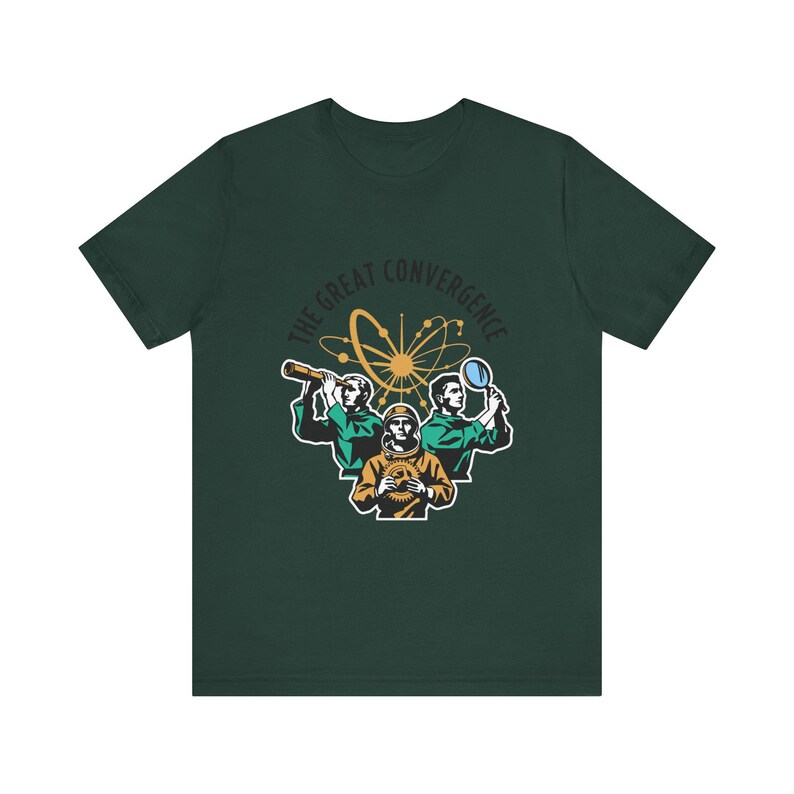 The Convergence Retro Badge T-Shirt – Explorer Builder Auditor Mission Patch image 6