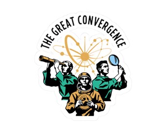 The Convergence Retro Badge – Explorer Builder Auditor Mission Patch Sticker