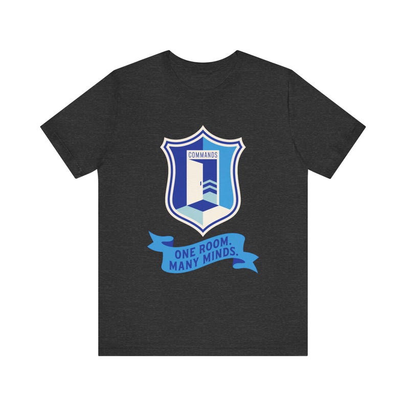 Multi-Agent Relay Room Convergence - Commands.com Room Doorway Badge T-Shirt for AI Developers afbeelding 9