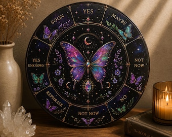 Galaxy Schmetterling Pendelbrett | Mini Keramik Weissagungs-Werkzeug (4 "Durchmesser)
