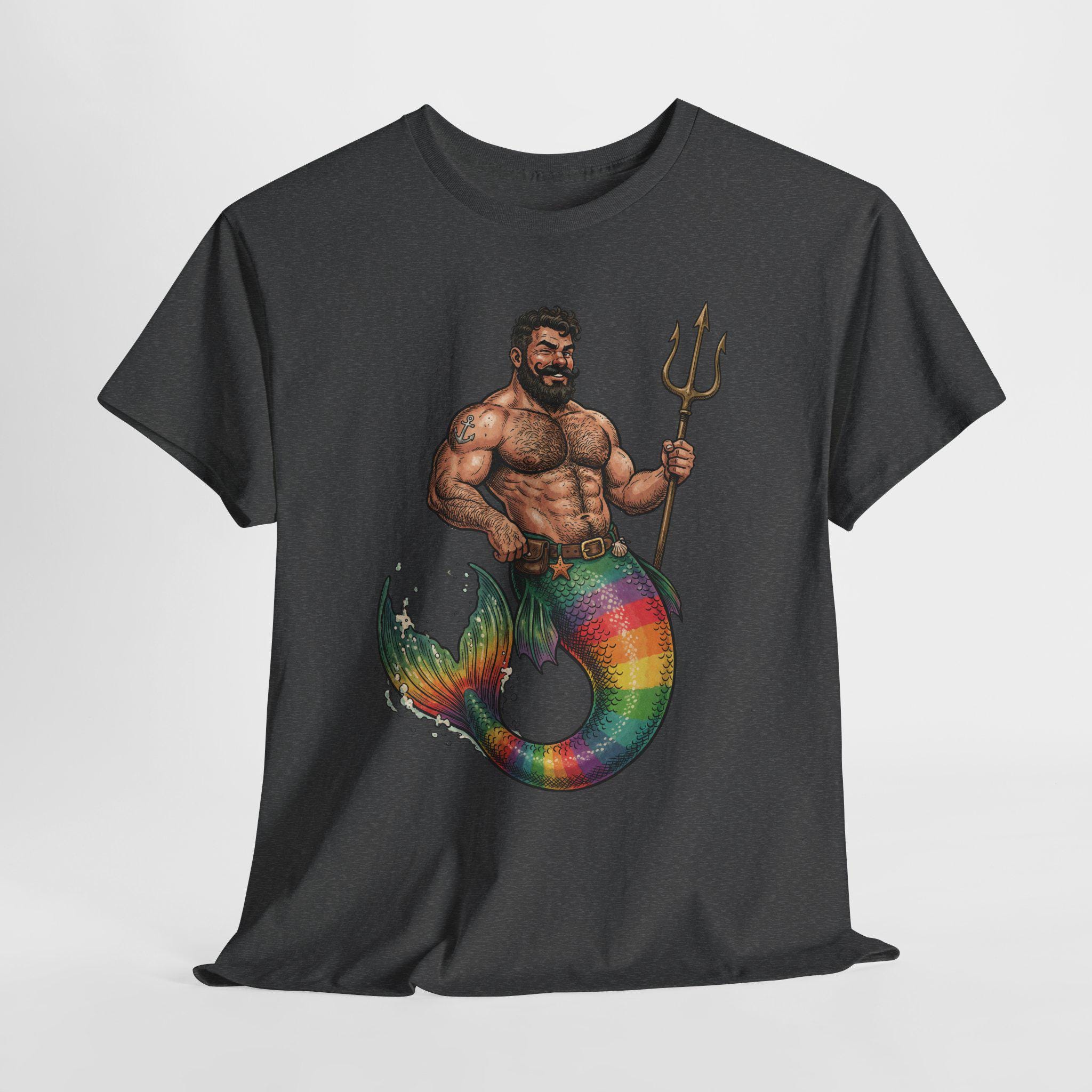 LGBTQ Pride Rainbow Merman Bear T-shirt - Bara Gay Nautical Gift - Etsy