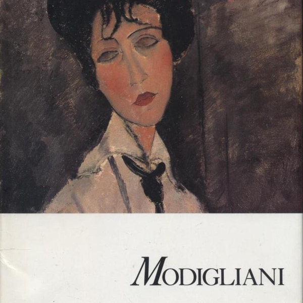 Modigliani ART BOOK Modern Painting Drawings Portraits Figure Studies Nudes Abstraction Vintage Hardcover