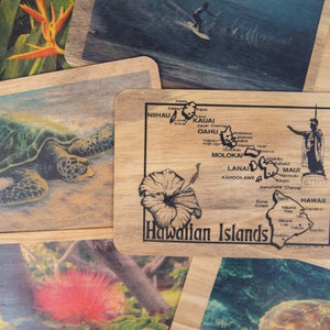 10x15 cm Hawaiian Koa Postkarte