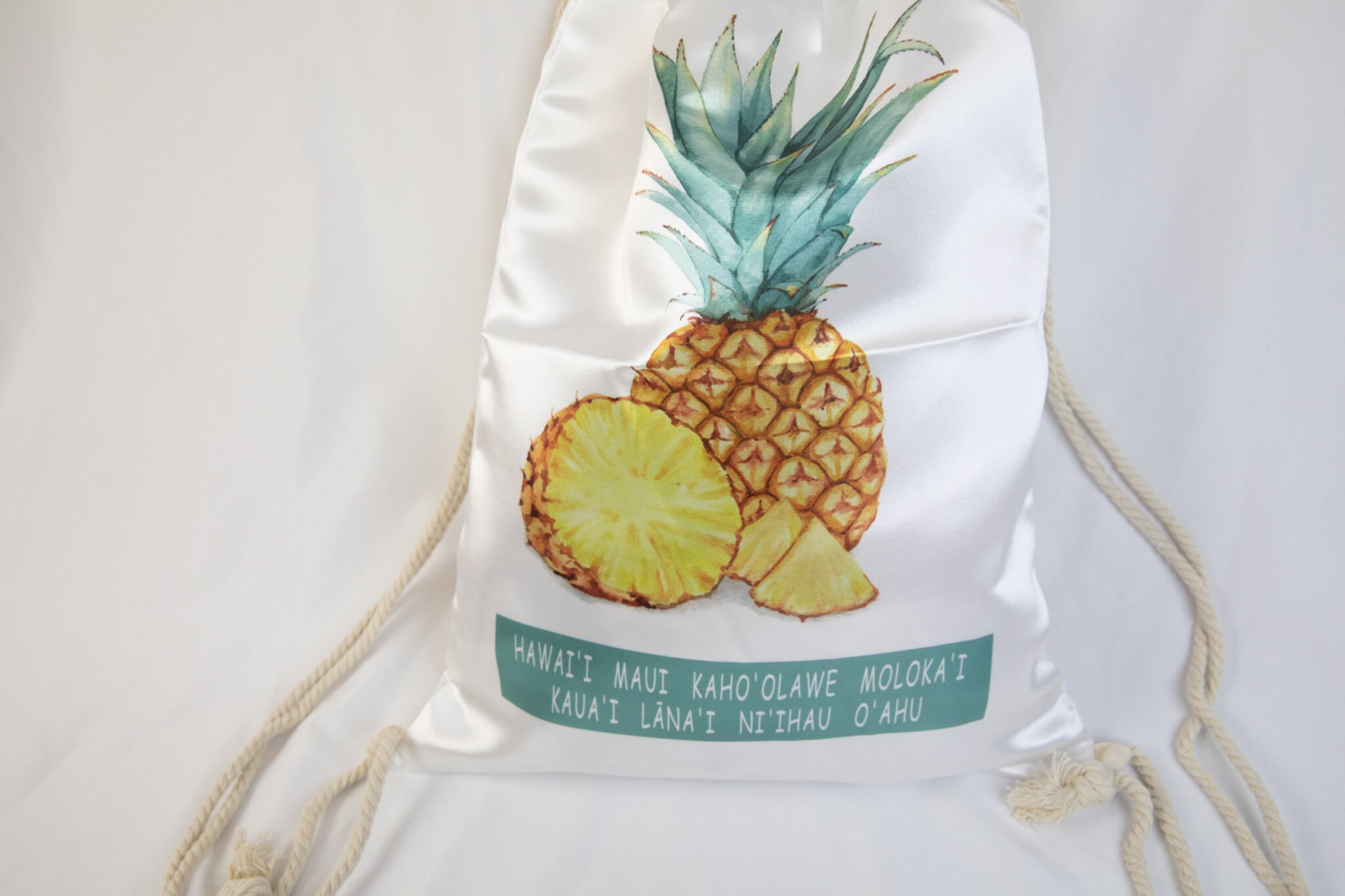 Hawaiian Islands Pineapple Drawstring 