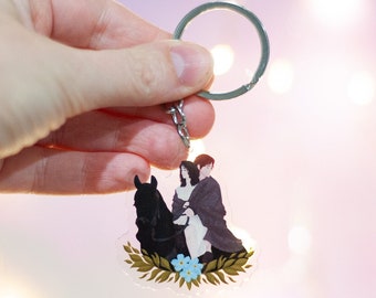 Porte-clés en acrylique Outlander Sassenach