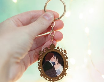 Porte-clés en acrylique pour mariage Outlander