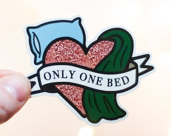 One Bed Trope Vinyl Sticker