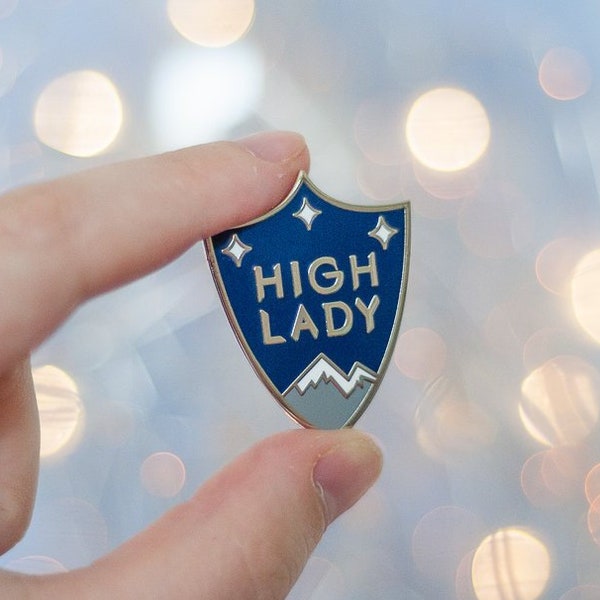 ACOTAR Enamel Pin - High Lady. ACOMAF. ACOWAR. Acowar. Feyre Pin. The Night Court. Bookish Enamel Pin.