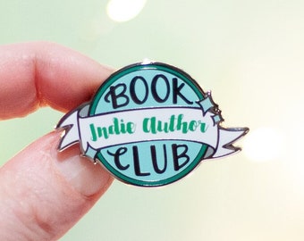 Indie Author Book Club Enamel Pin