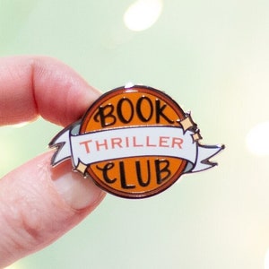 Thriller Book Club Enamel Pin