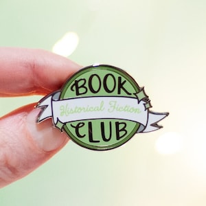 Historical Fiction Book Club Enamel Pin