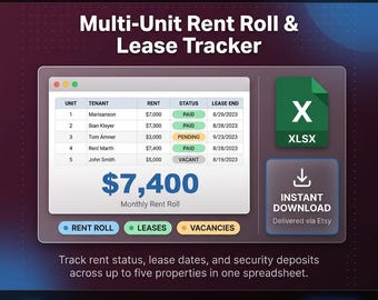 Bankranke | Multi-Unit Rent Roll Tracker Lease Expiry Alarme Vakanz Röhre