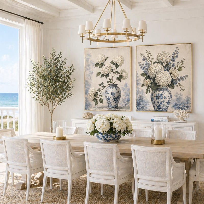 Floral Wall Art Hamptons Etsy — free download