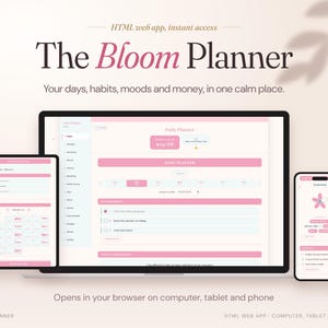 Ultimate 2027 Daily Weekly Monthly Planner | Aesthetic Digital Planner | Interactive HTML Web App