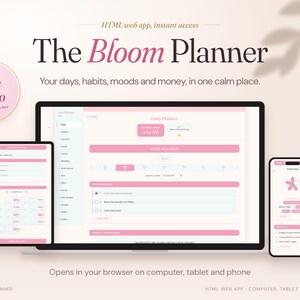 Ultimate 2027 Daily Weekly Monthly Planner | Aesthetic Digital Planner | Interactive HTML Web App