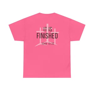 Paid Ichthys Fish Tee | It Is Finished John 19:30 Christian Shirt