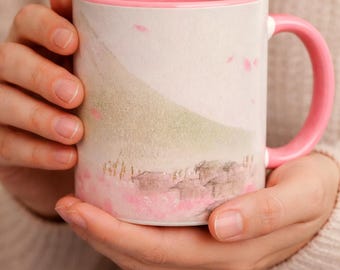 Psalm 121 Keramik Blossom Mountain Tasse 325ml
