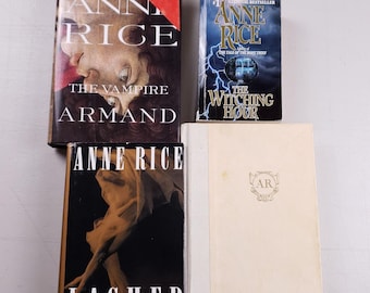 Lote de livros de Anne Rice: Vampiro: Armand Lasher, A Hora das Bruxas, Vampiro: Lestat (4 livros)