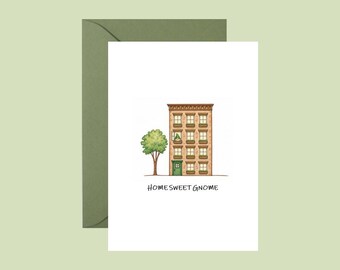 Home Sweet Gnome Card, Apartment