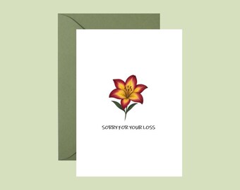 Sorry for Your Loss Card