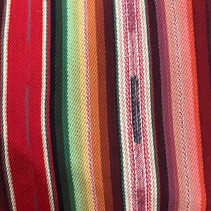 Red Serape Fabric