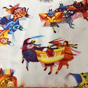 Native Dancers on White