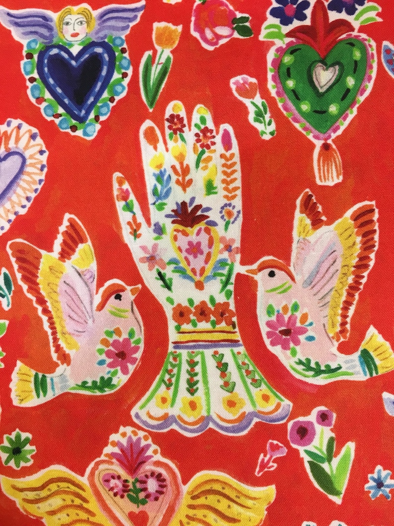 Milagros Corazon Fabric