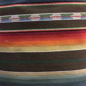 Olive Serape Stripe Fabric