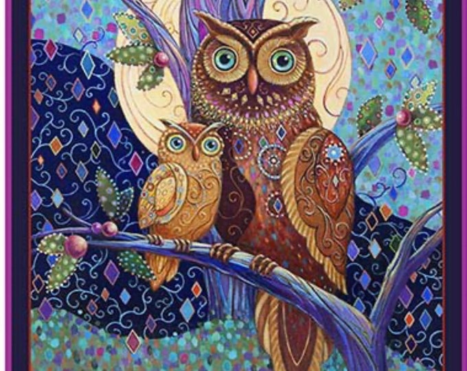 Opulent Owls Panel - Etsy