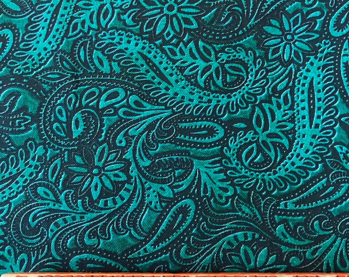 Stamped Leather Teal Etsy