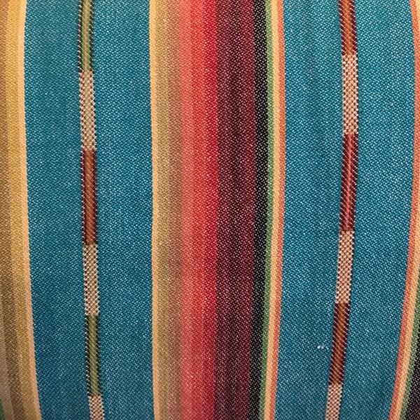 Turquoise Serape Stripe Fabric