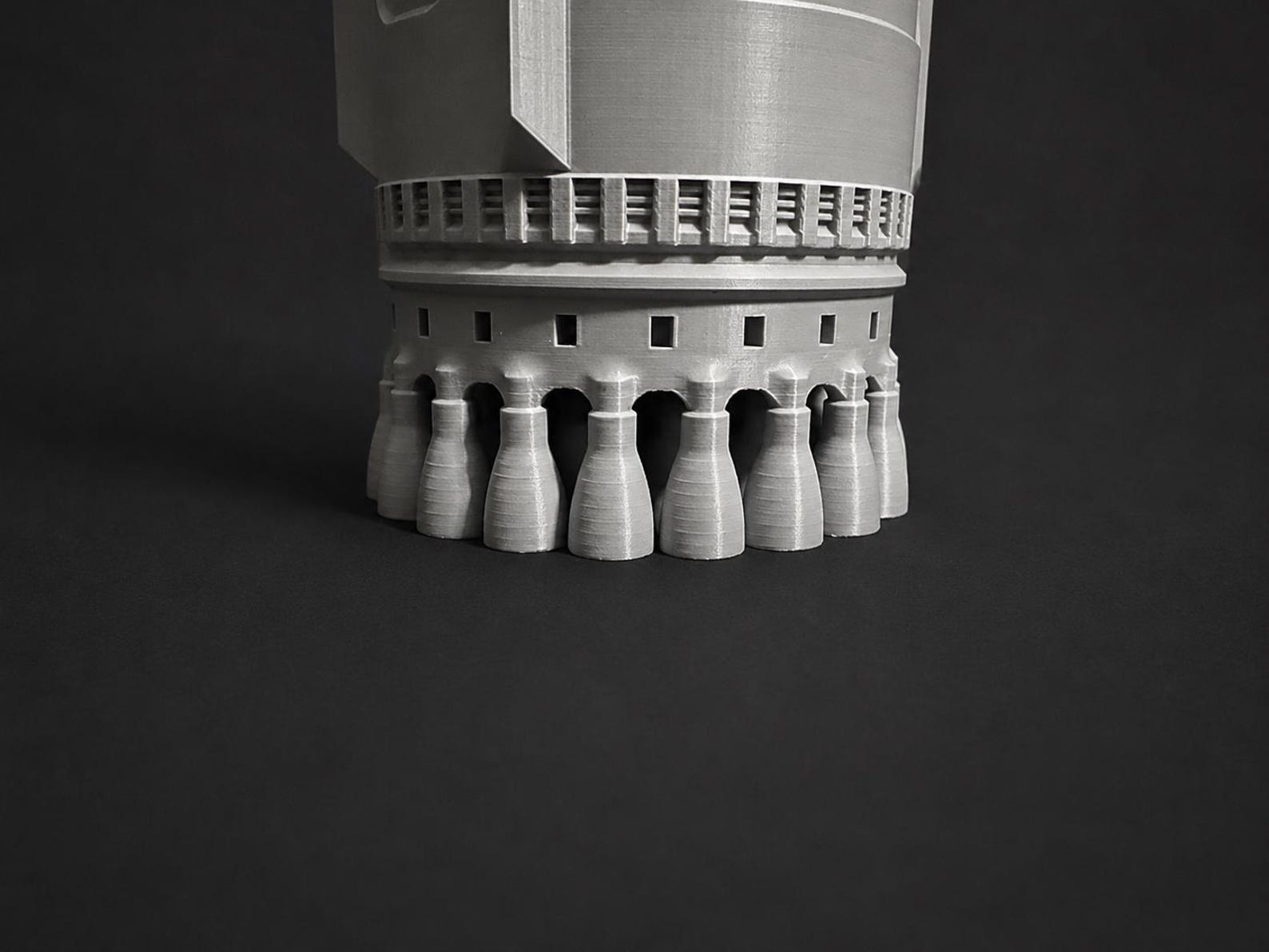 6ft+ Super Heavy Starship Display | 3D Printed Space Rocket, Multiple ...
