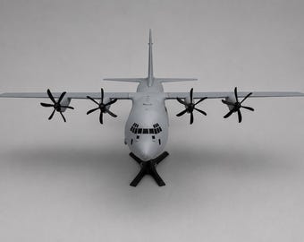 C-130J Super Hercules 3D Printed Aircraft Model | Military Transport Plane Display