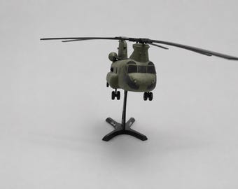 CH-47 Chinook Helicopter Model | 3D Printed Display Aircraft | Military Aviation Desk Decor