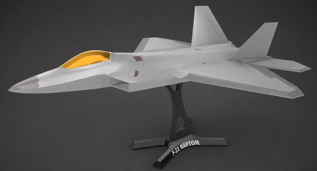 F 22 Raptor R Model F-22 Raptor Model | 3D Printed Stealth Fighter Deskdecor | Made in the ...
