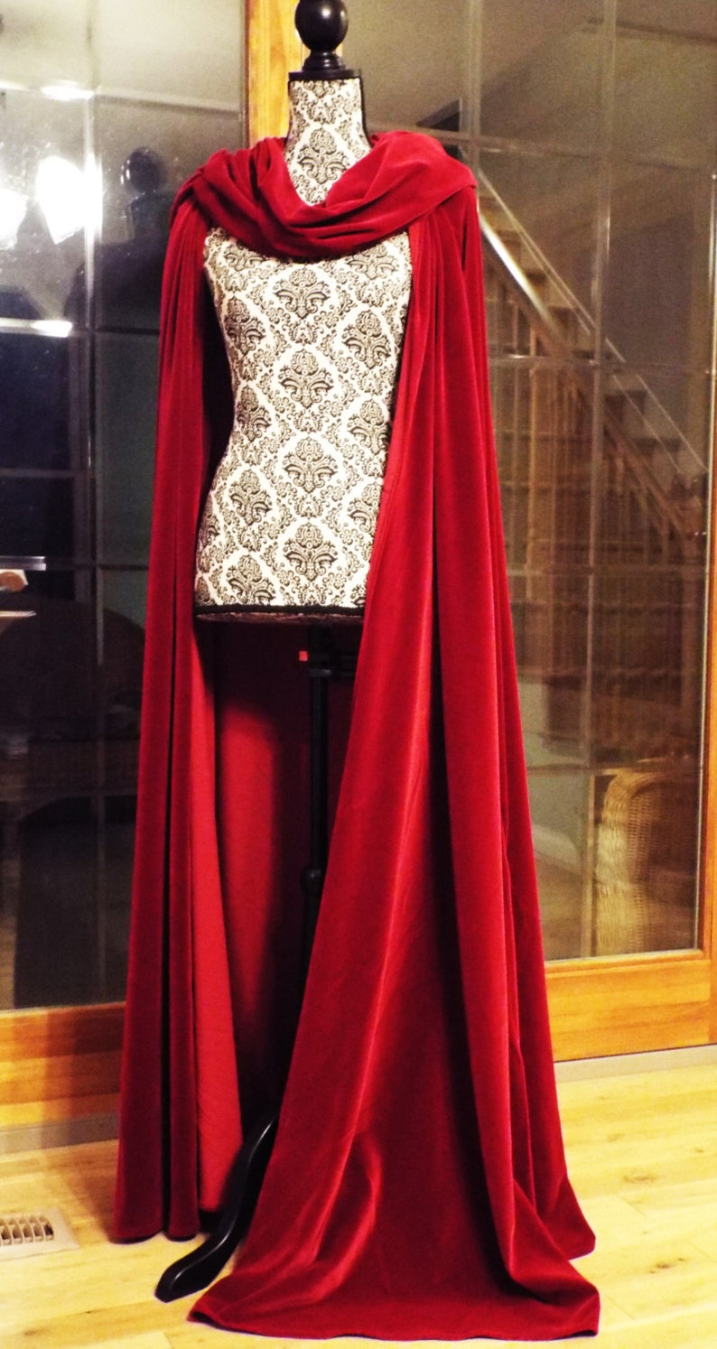 The Scarlet Witch cape Etsy