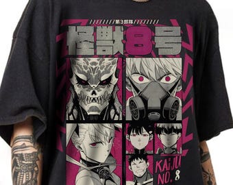 Anime T-shirt, Anime Manga Top, Urban Street Shirt, Soft Cotton Gear, Cool Otaku Style, Best Friend Gift, Unisex Fan Shirt, Anime Japan Tee