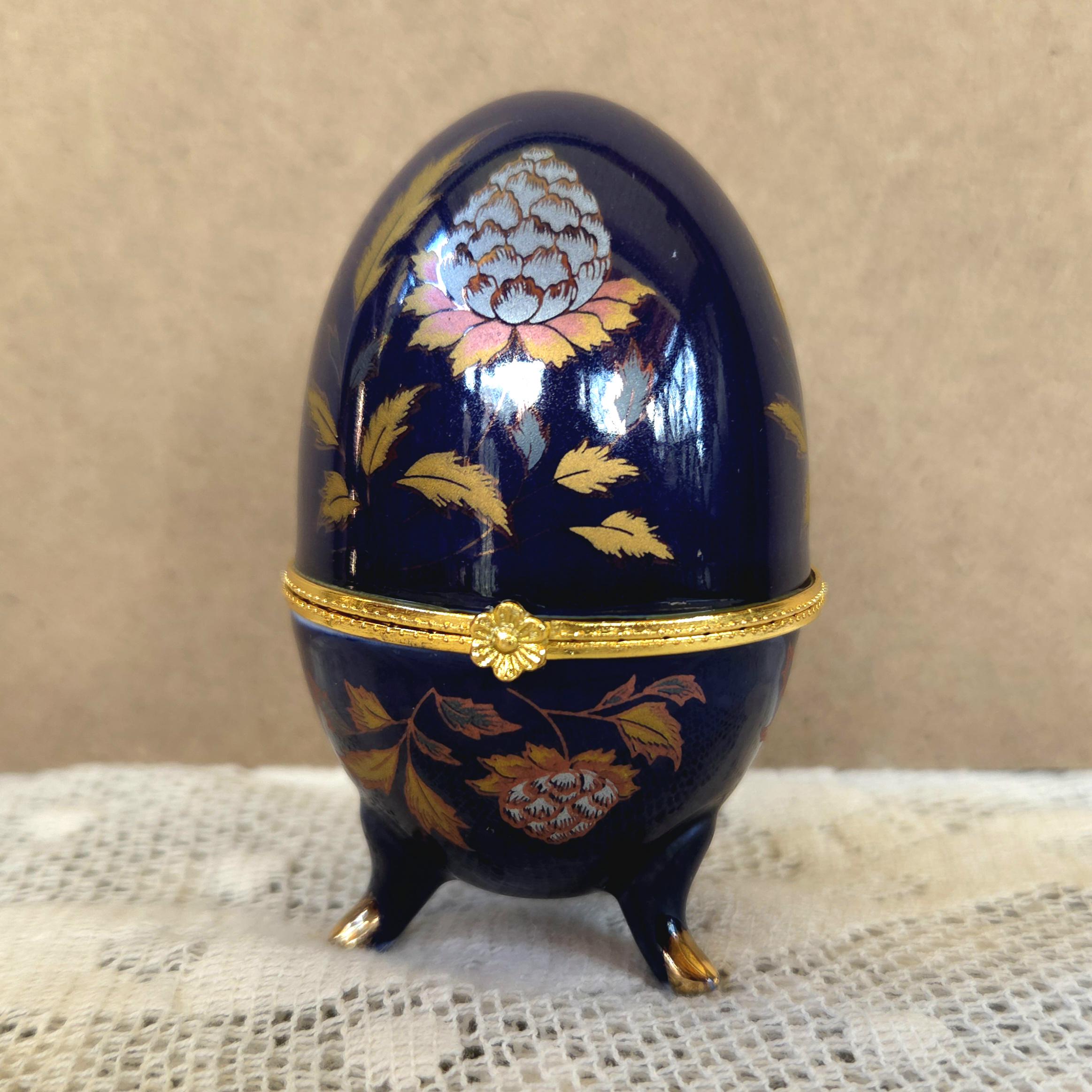 LIMOGES リモージュボックス フランス エナメル 小物入れ タマゴ 