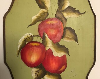 apple painting etsy