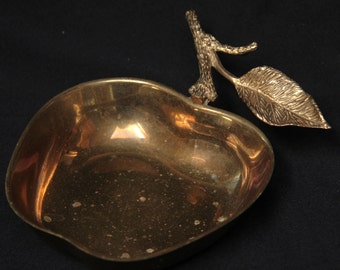 Brass apple tray/dish