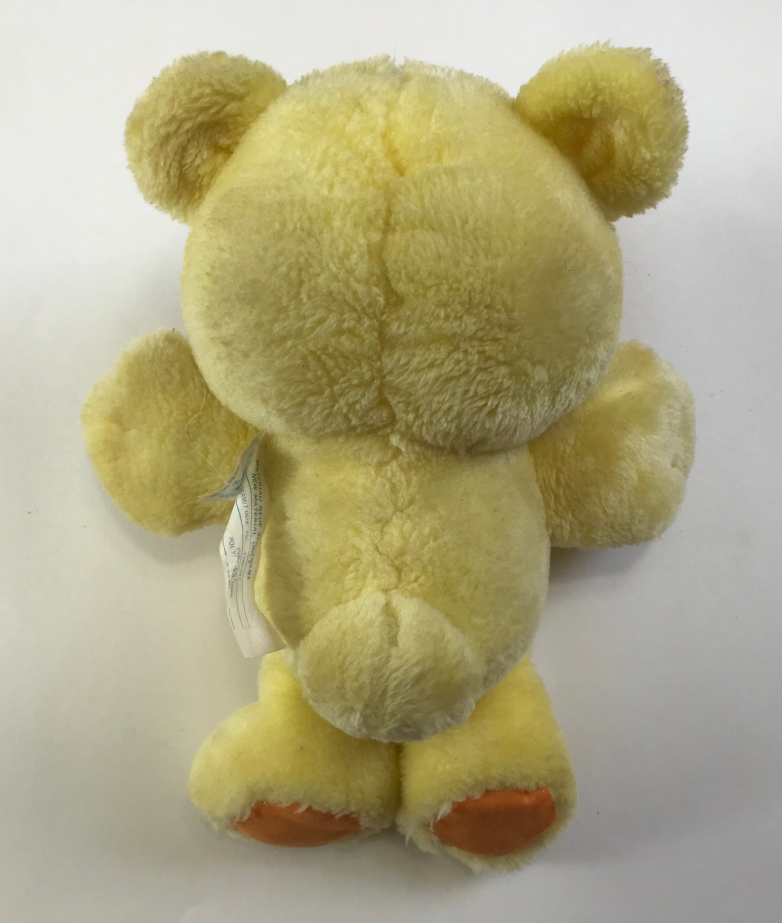Peluche Vintage Playskool 'Nosy Bear' / 'Nosynours Tournicoti', Ours Violet, 1987 - Occasion Fonctionnelle