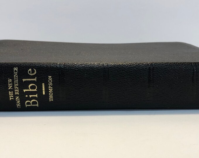 The New Chain Reference Bible1964 Fourth Improved Etsy
