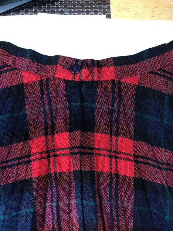 Vintage Peerless of Boston plaid wool skirt - image 4