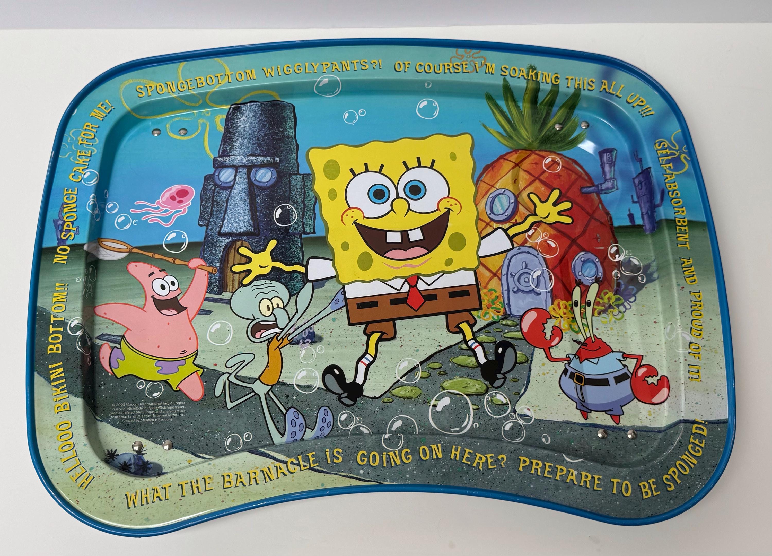 Children's Sponge Bob Metal Tv Tray - Etsy