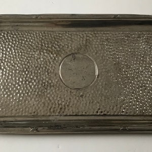 Vintage metal tray